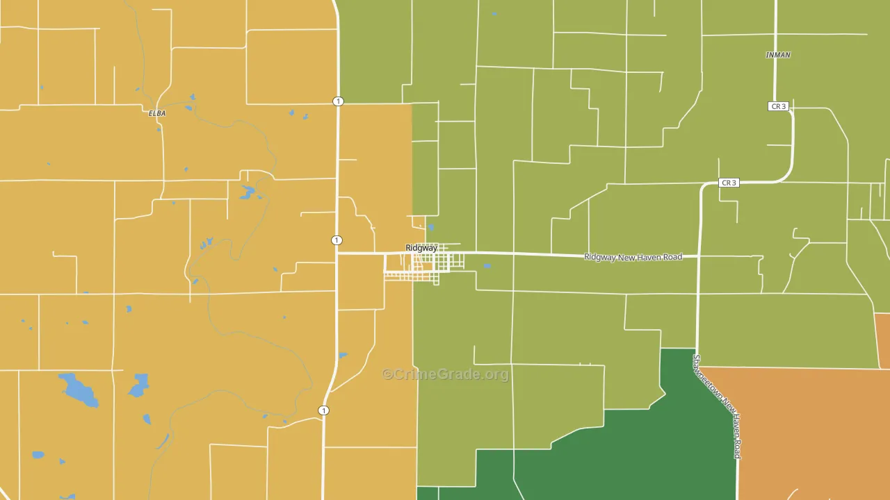 62979, IL Map of Theft Rates