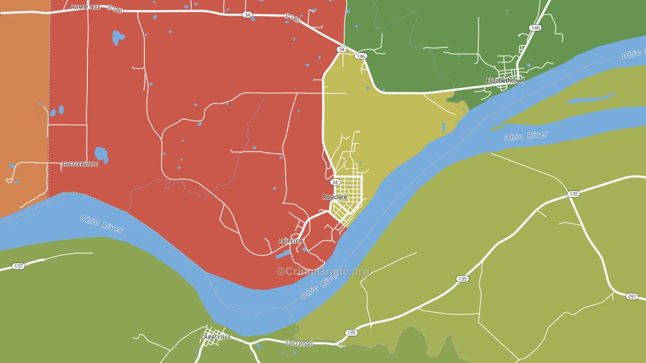 62982, IL Map of Theft Rates