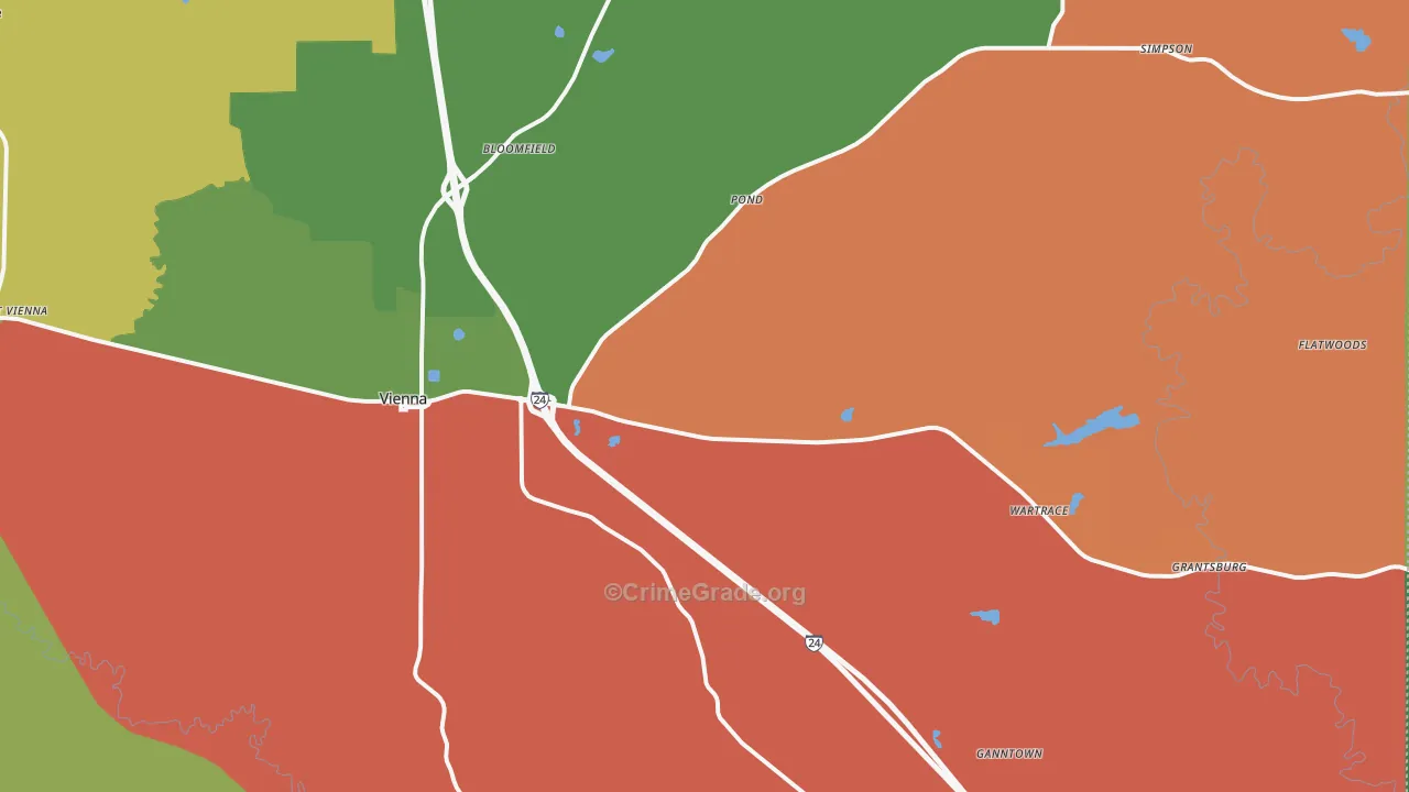 62995, IL Map of Theft Rates