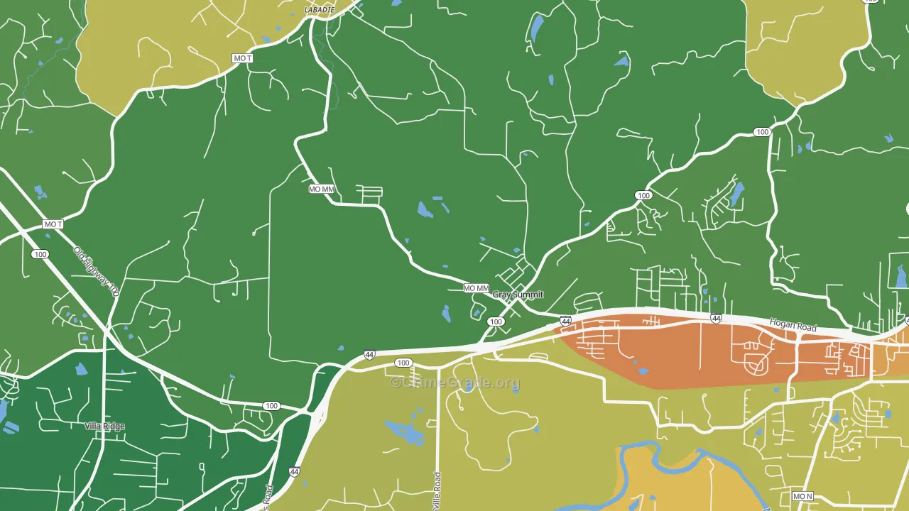63039, MO Map of Theft Rates