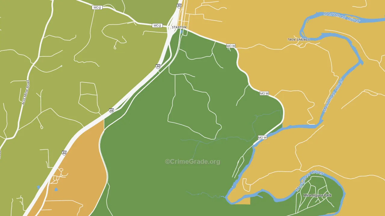 63079, MO Map of Theft Rates