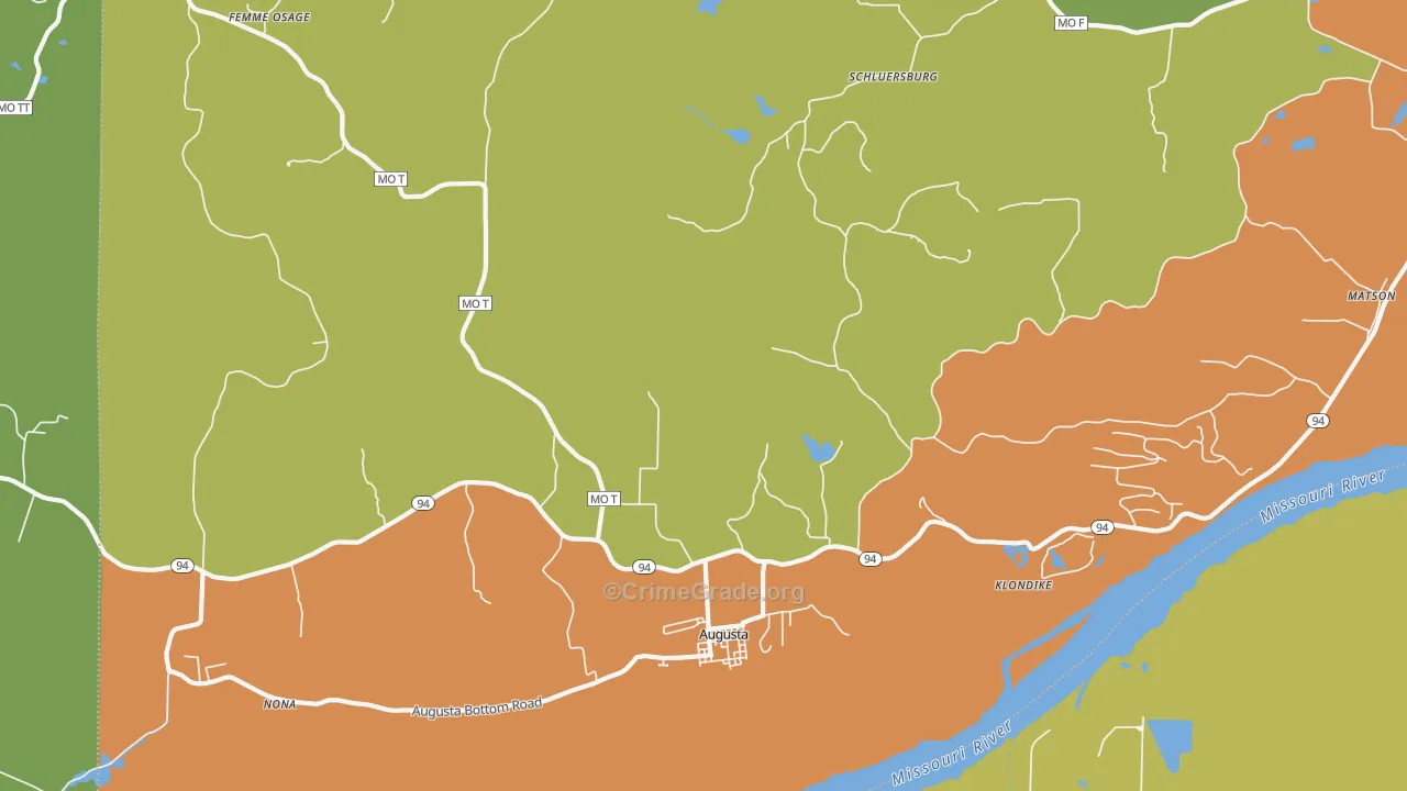 63332, MO Map of Theft Rates