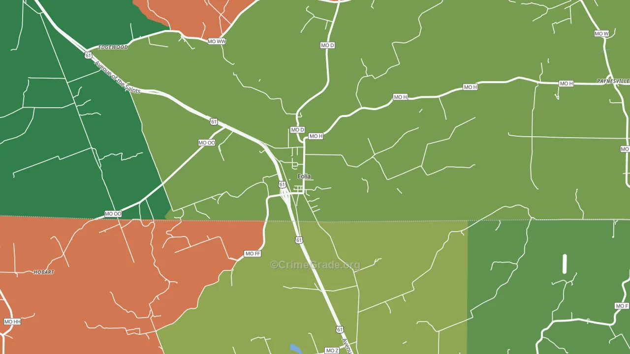 63344, MO Map of Theft Rates