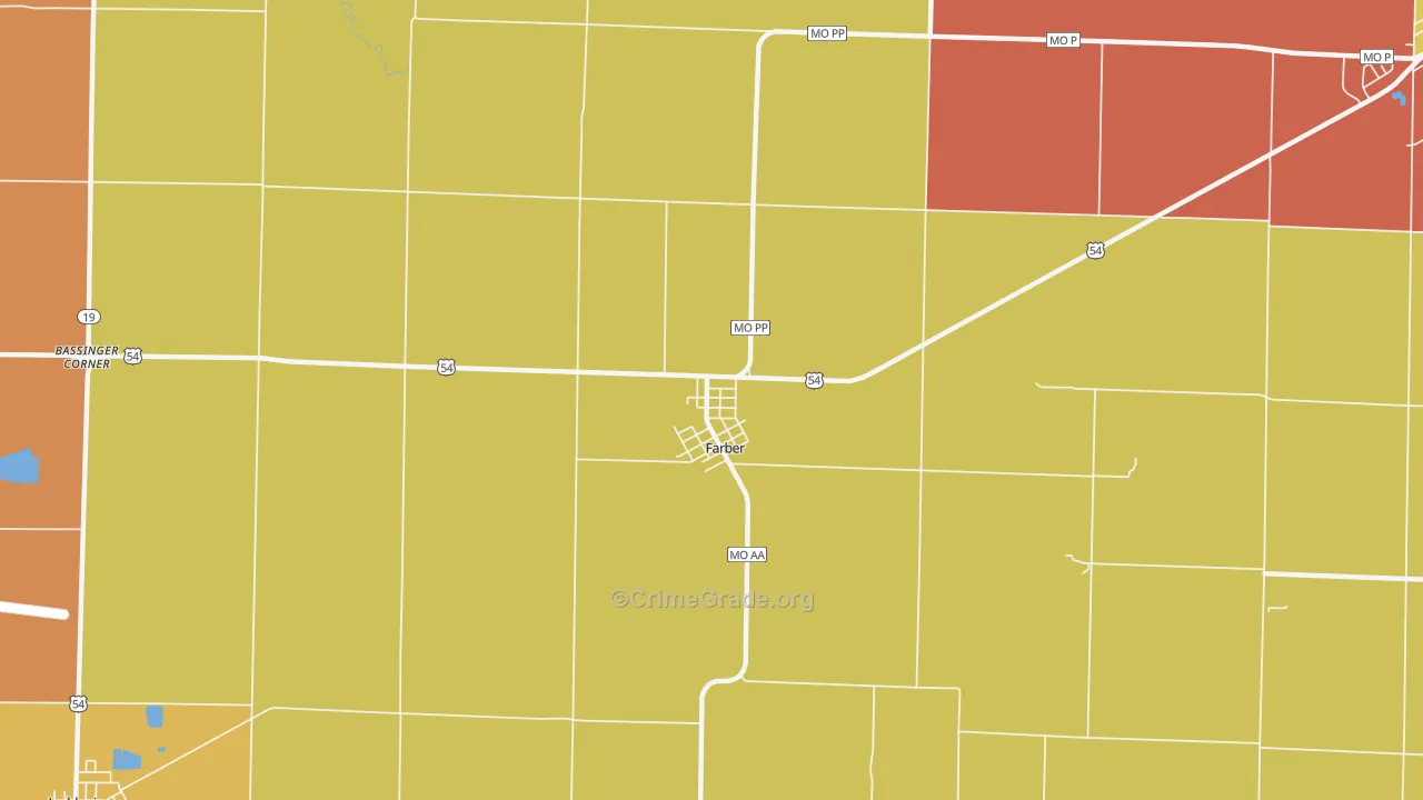 63345, MO Map of Theft Rates