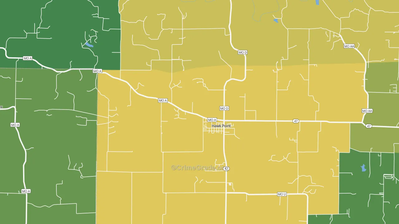 63349, MO Map of Theft Rates