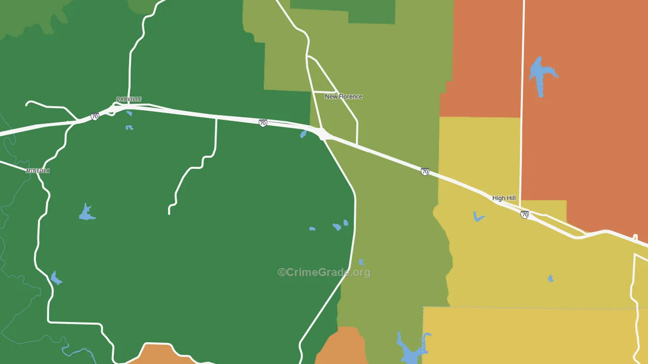 63363, MO Map of Theft Rates