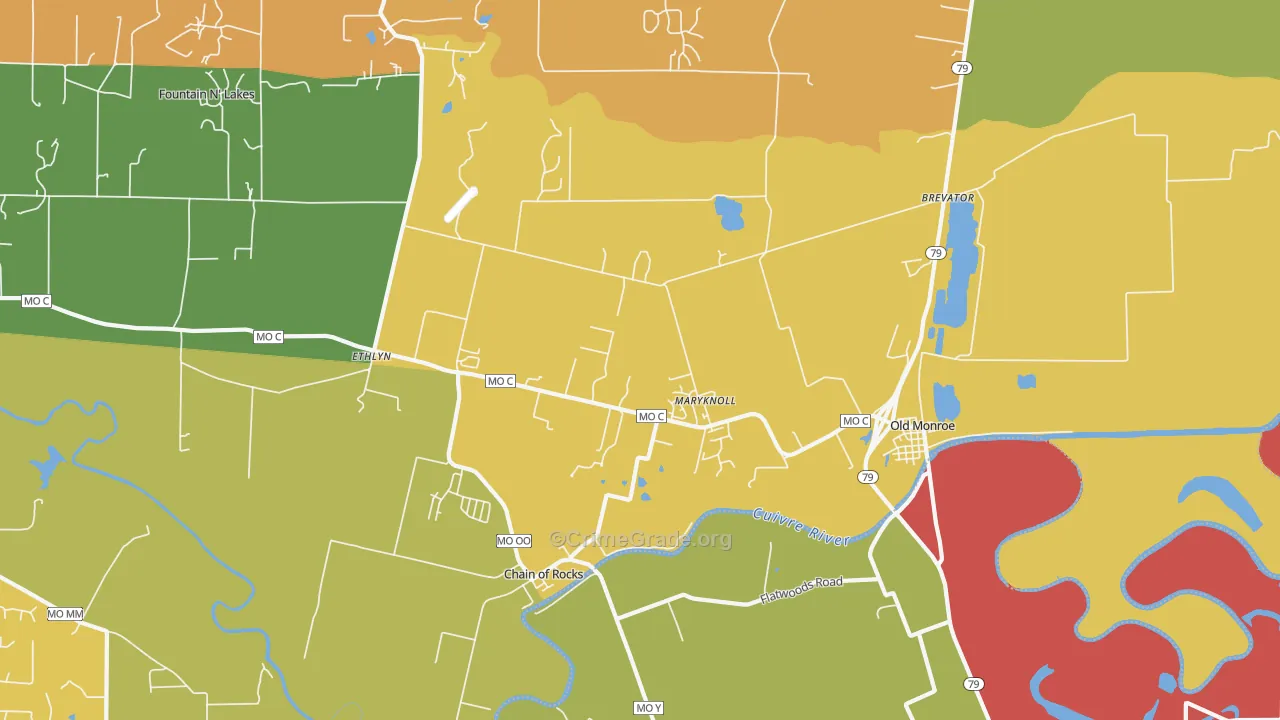 63369, MO Map of Theft Rates