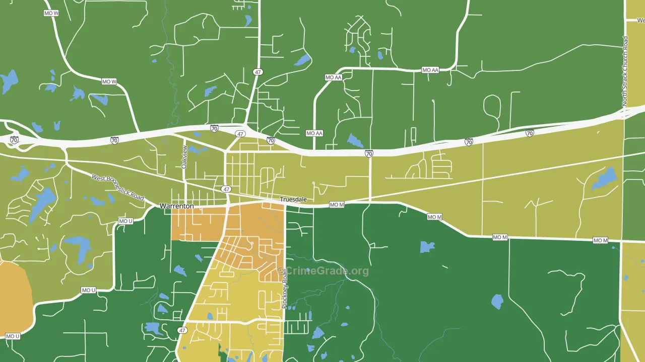 63380, MO Map of Theft Rates