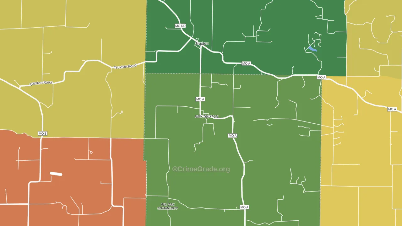 63381, MO Map of Theft Rates
