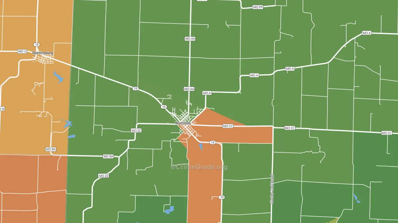63384, MO Map of Theft Rates