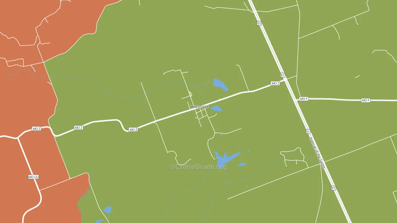 63387, MO Map of Theft Rates