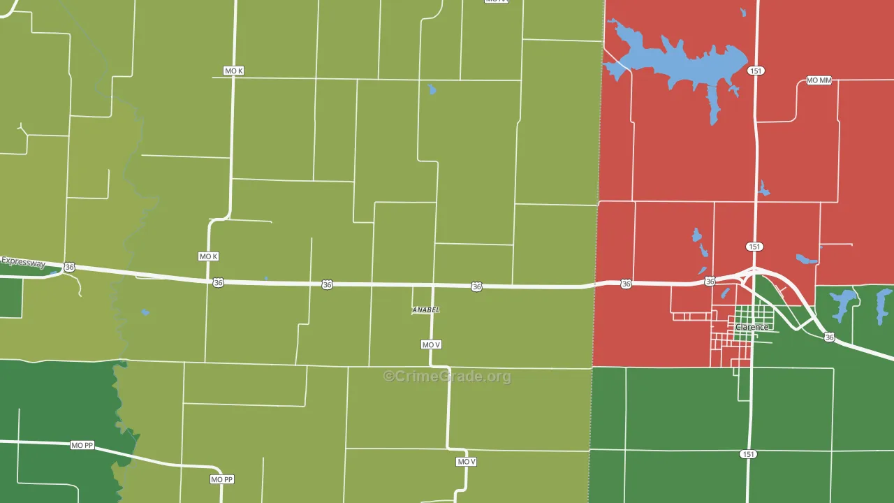 63431, MO Map of Theft Rates