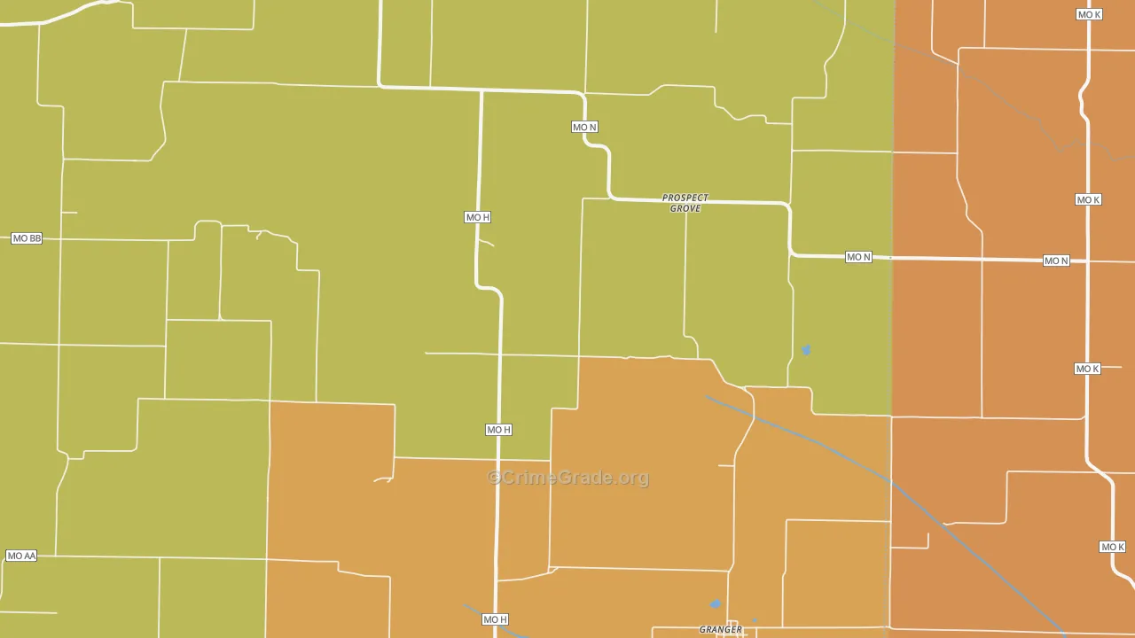 63432, MO Map of Theft Rates