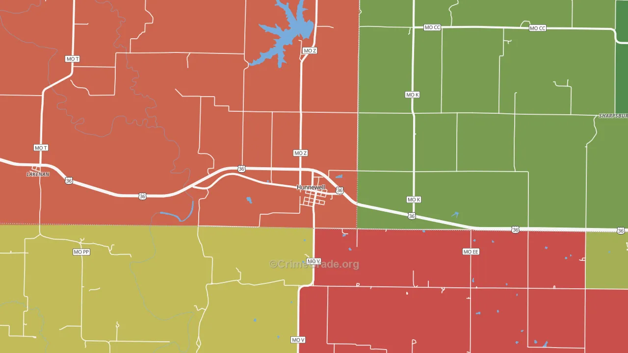63443, MO Map of Theft Rates