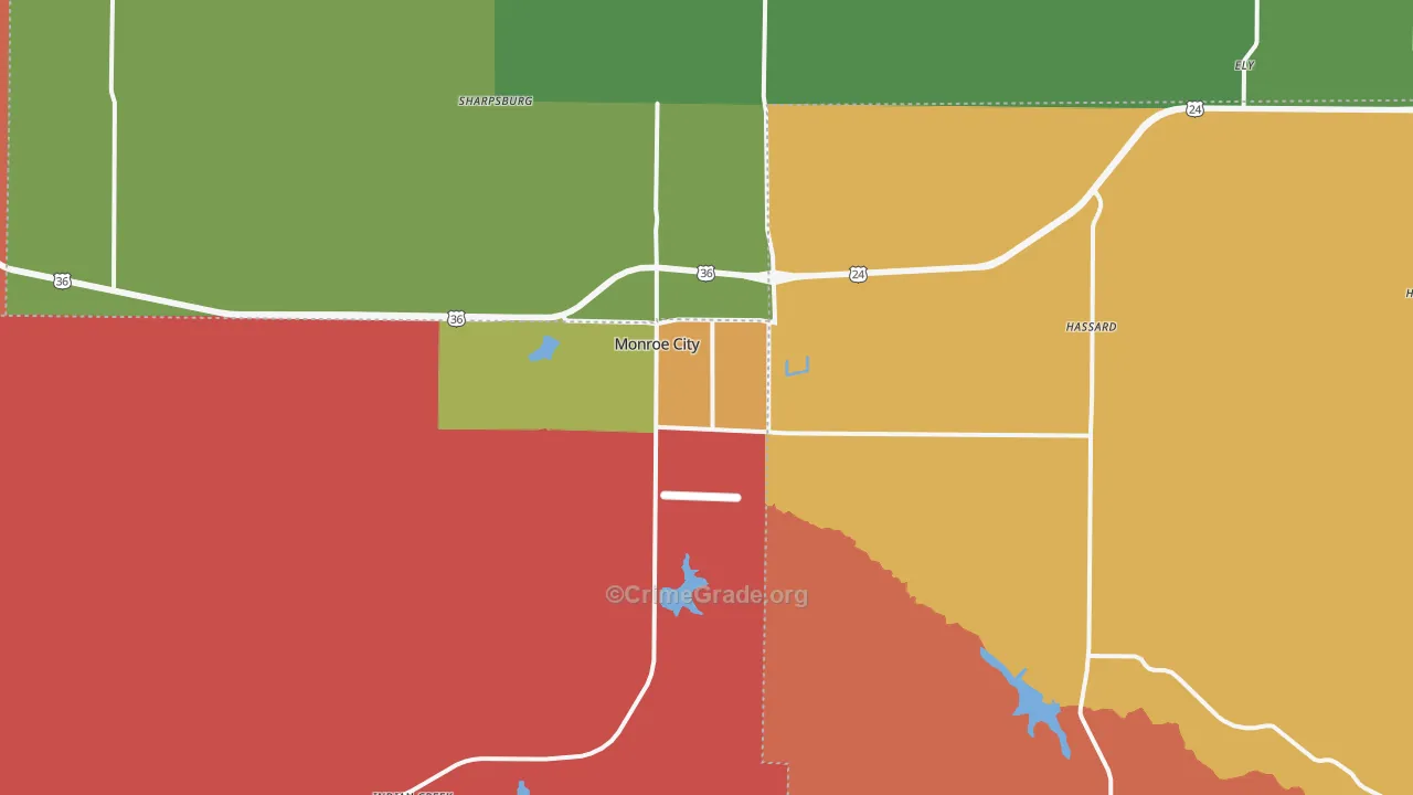 63456, MO Map of Theft Rates