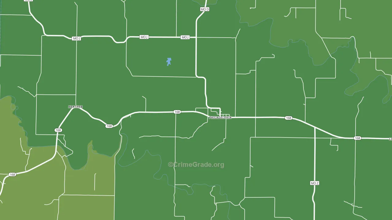 63463, MO Map of Theft Rates