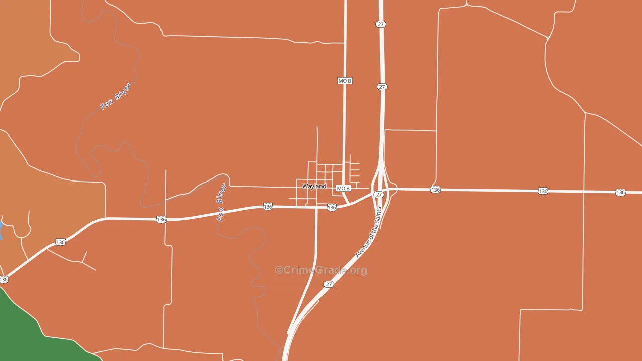 63472, MO Map of Theft Rates