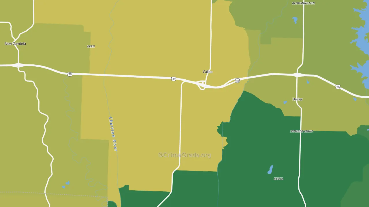 63534, MO Map of Theft Rates