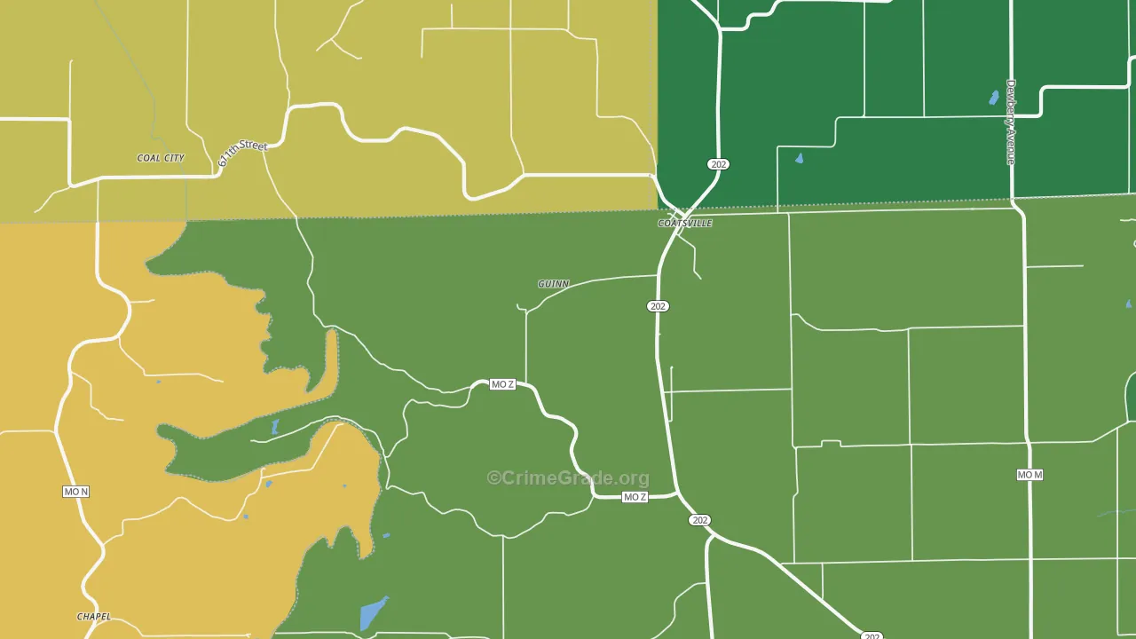 63535, MO Map of Theft Rates