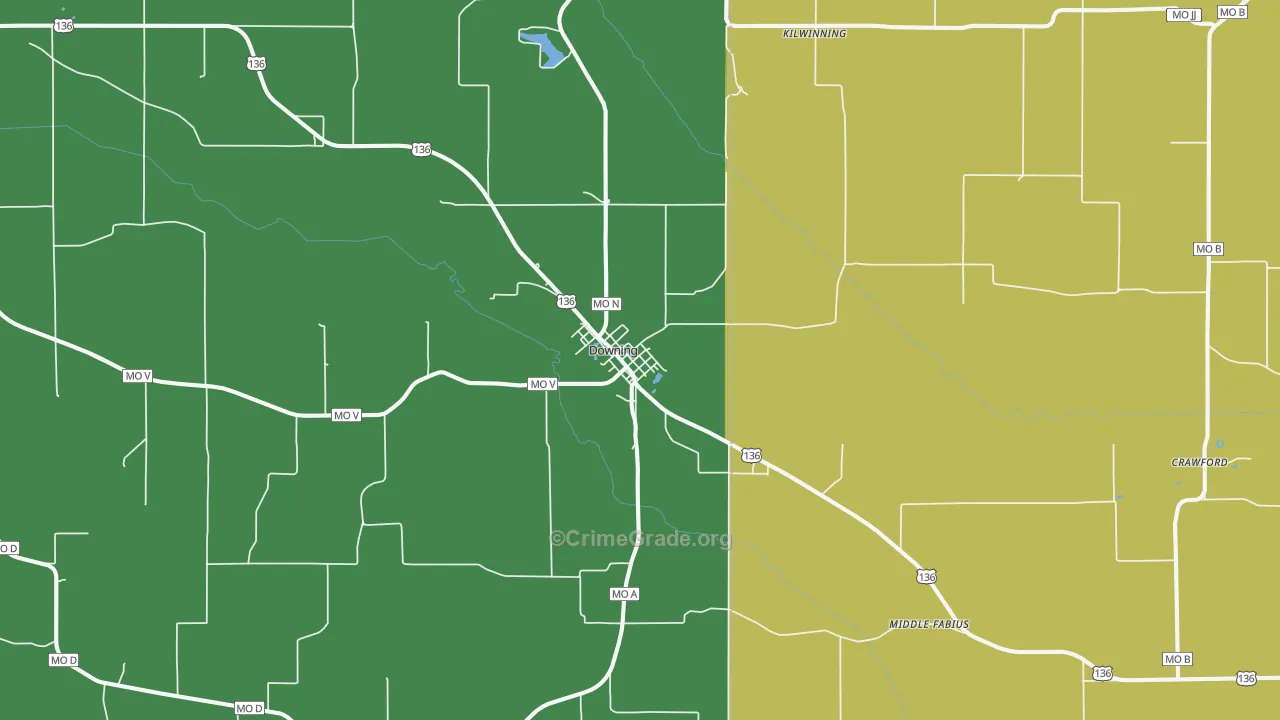 63536, MO Map of Theft Rates