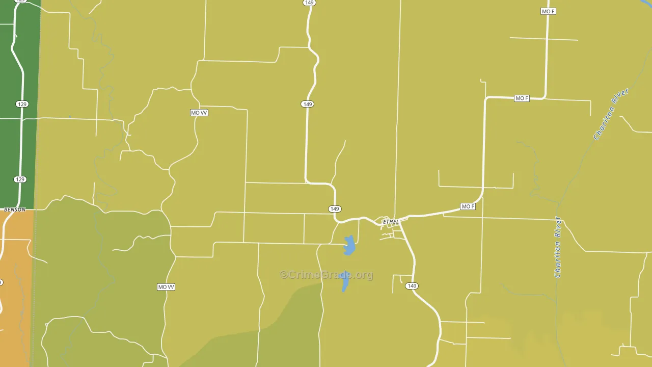 63539, MO Map of Theft Rates