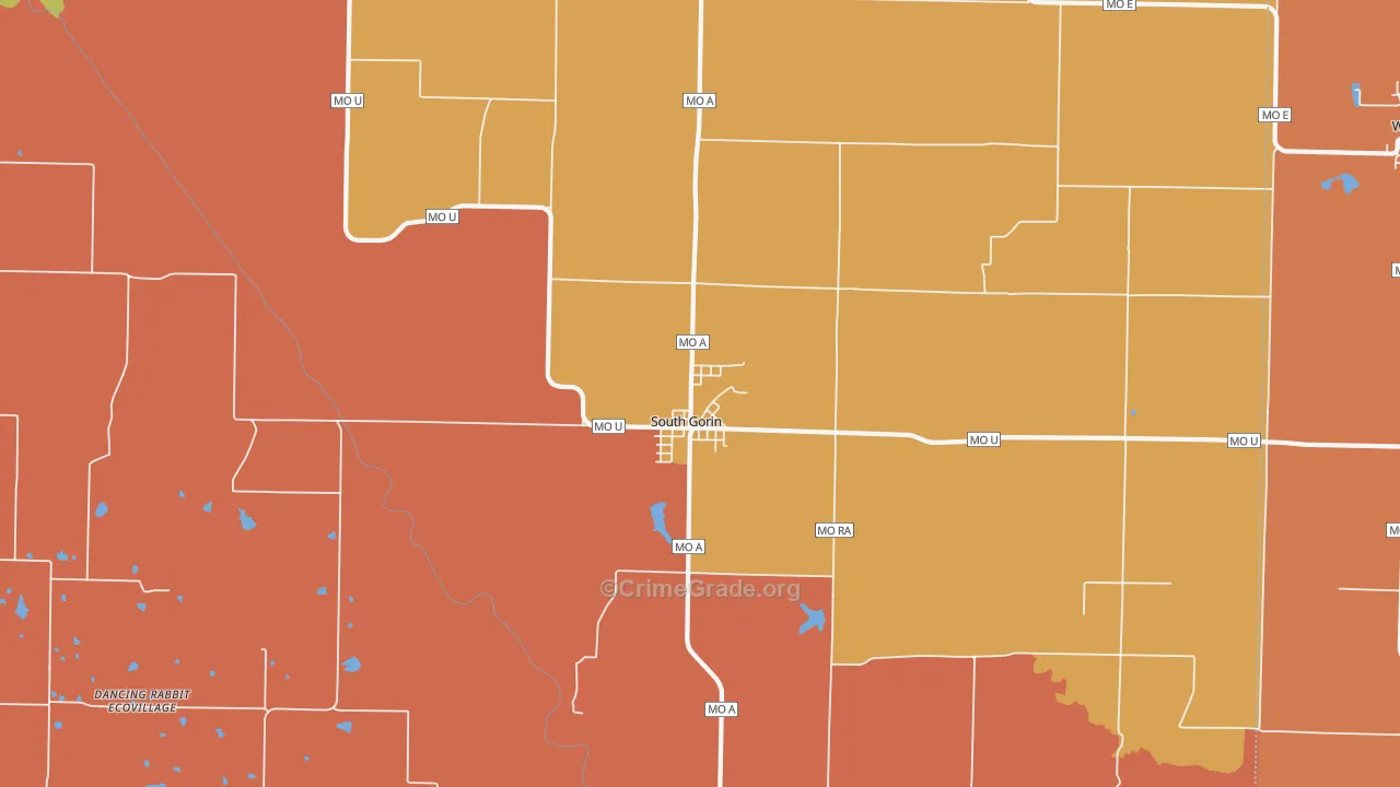 63543, MO Map of Theft Rates