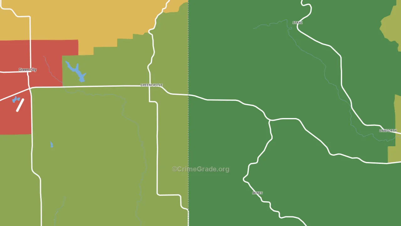 63544, MO Map of Theft Rates