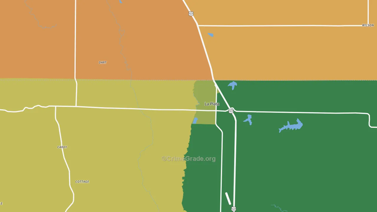63549, MO Map of Theft Rates