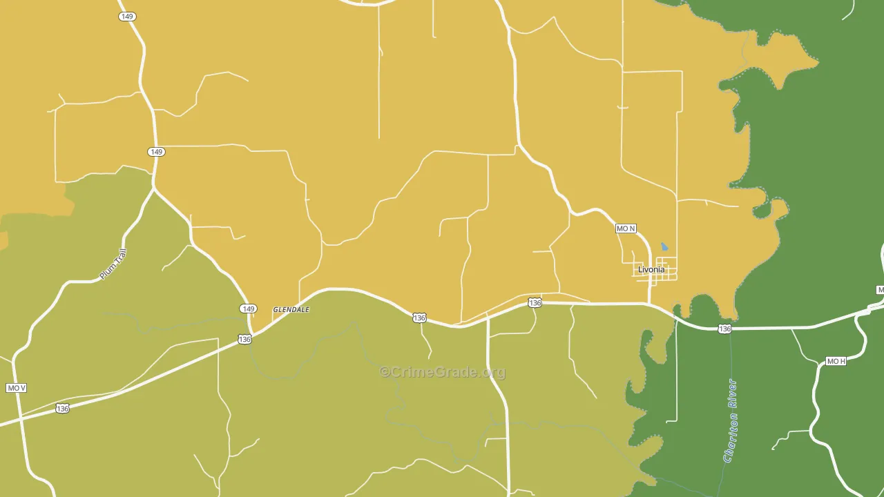 63551, MO Map of Theft Rates