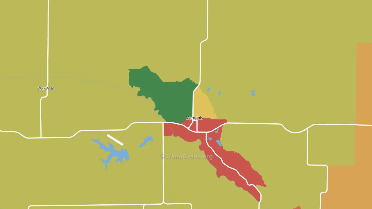 63555, MO Map of Theft Rates