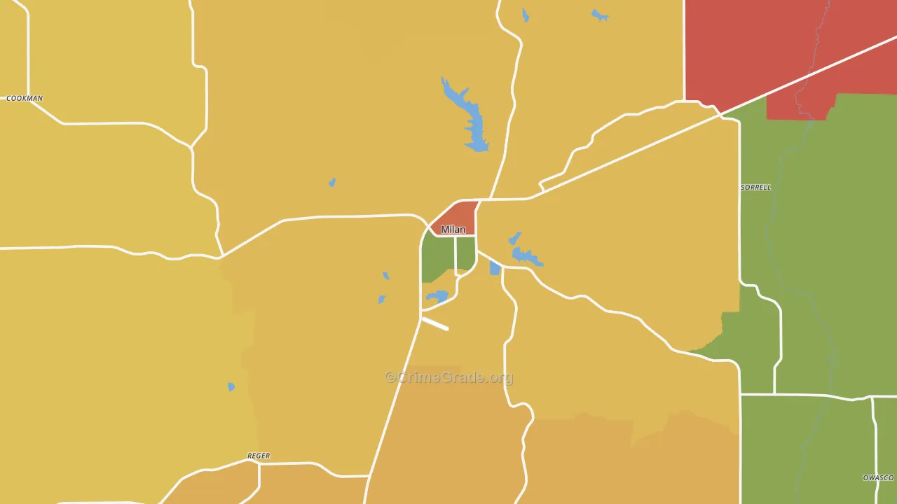 63556, MO Map of Theft Rates