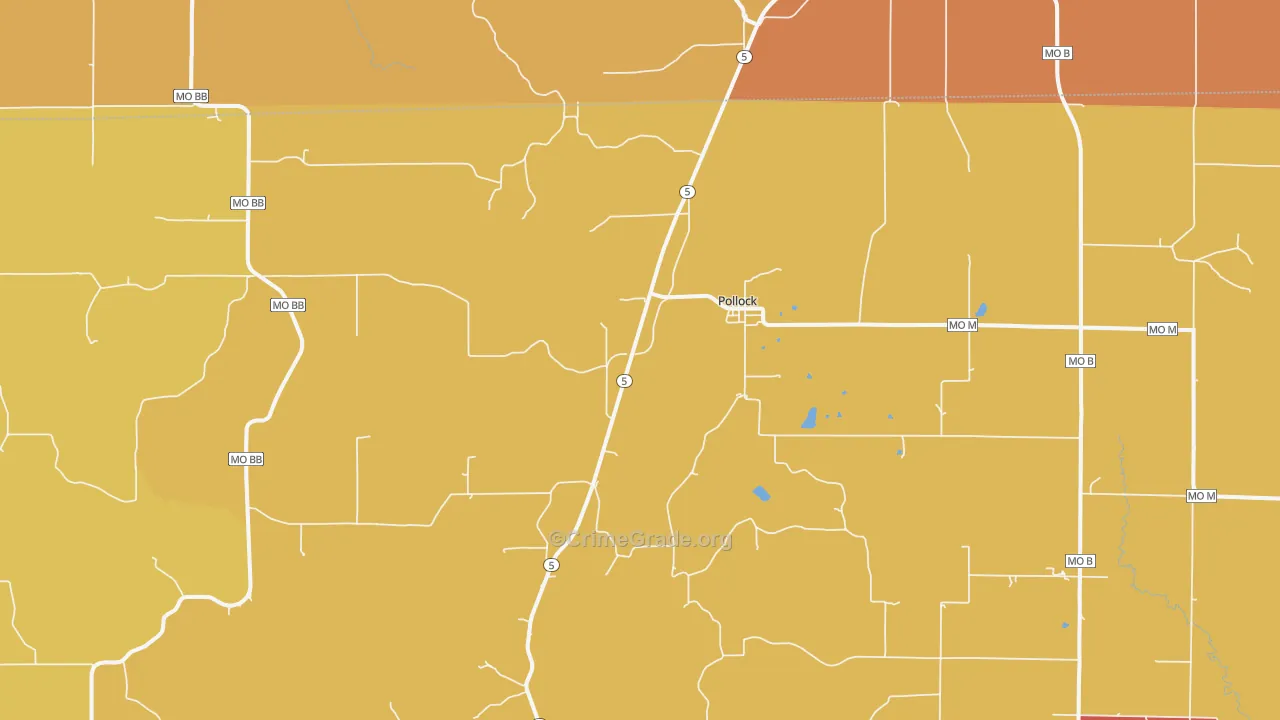 63560, MO Map of Theft Rates