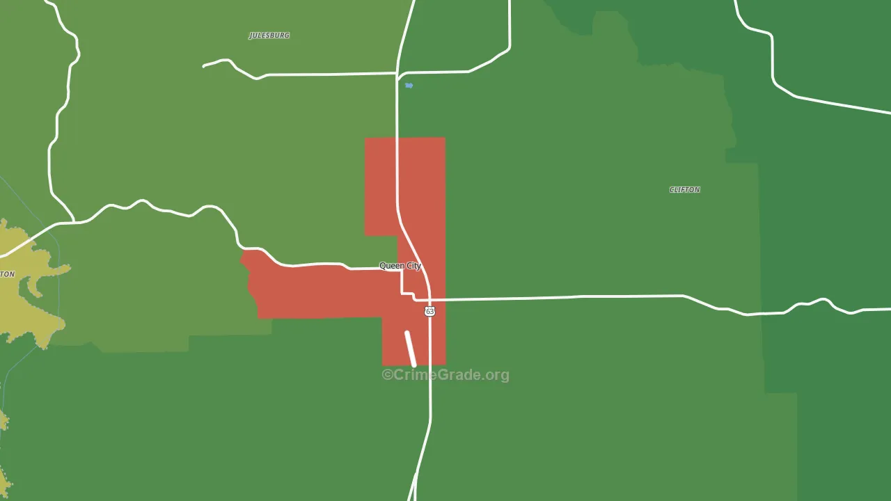 63561, MO Map of Theft Rates