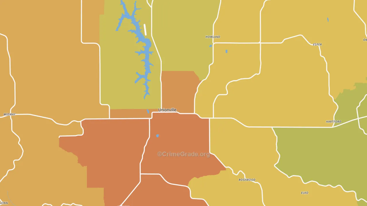63565, MO Map of Theft Rates