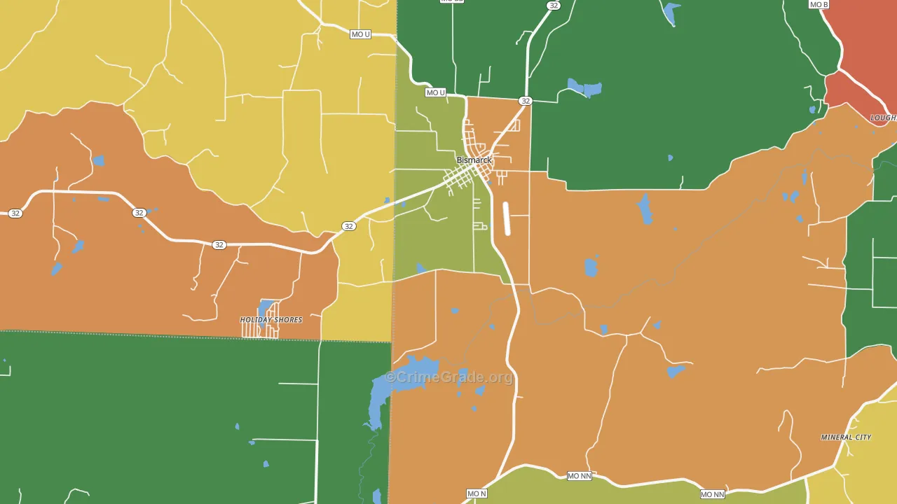 63624, MO Map of Theft Rates