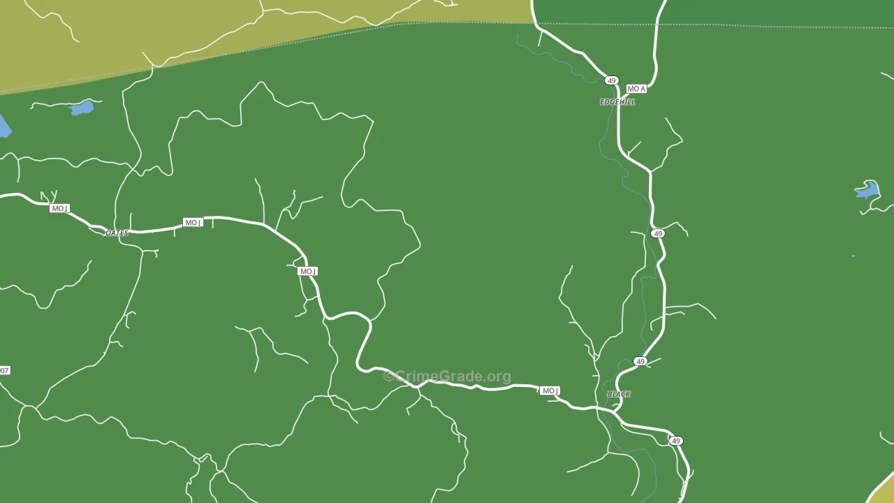 63625, MO Map of Theft Rates