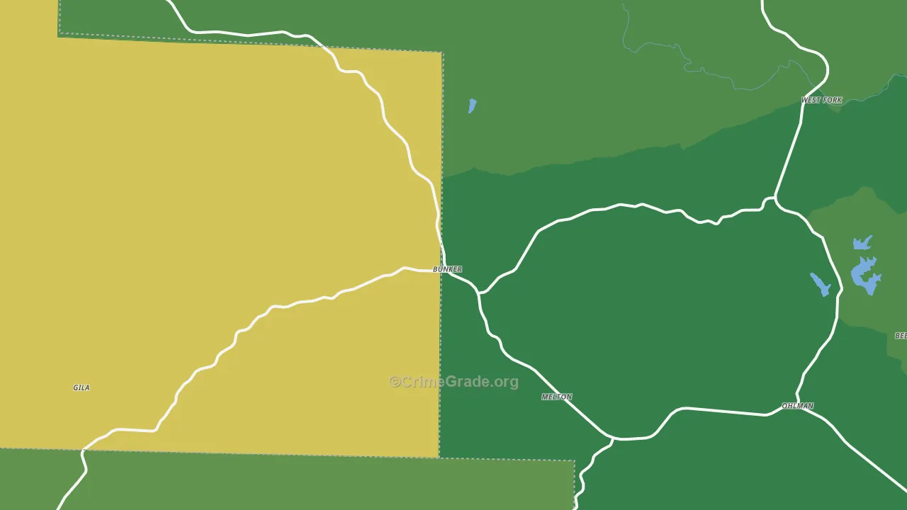 63629, MO Map of Theft Rates
