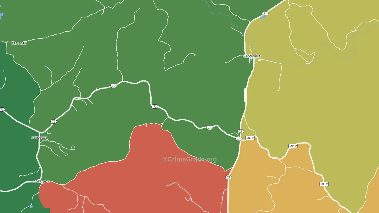 63633, MO Map of Theft Rates