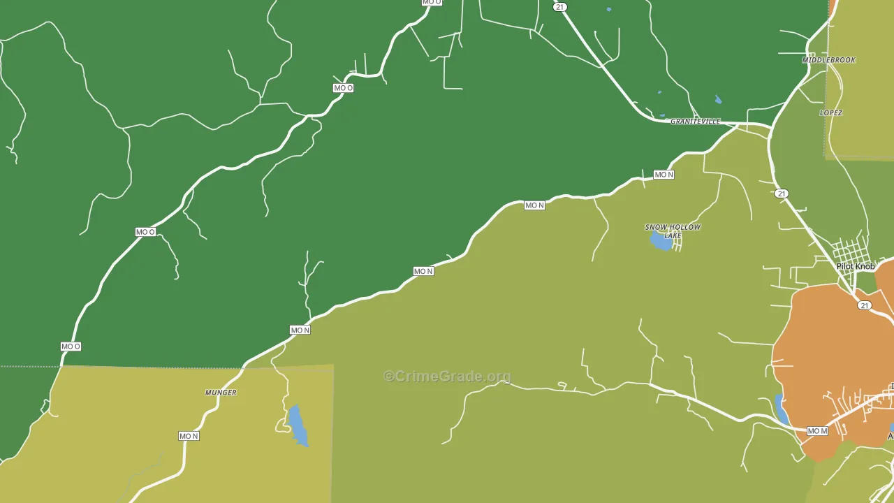 63656, MO Map of Theft Rates