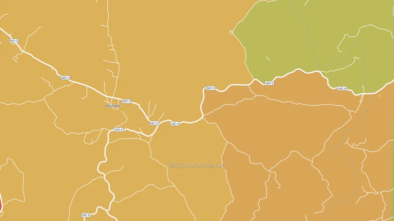 63665, MO Map of Theft Rates