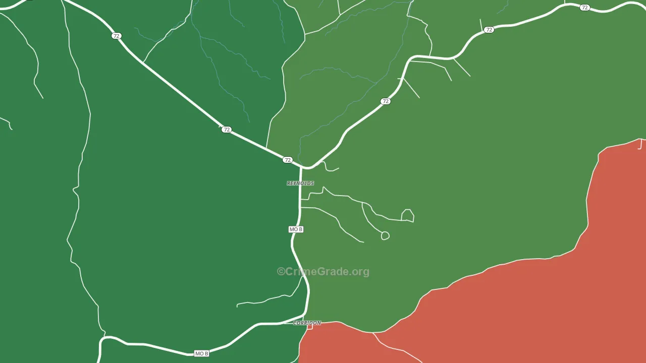 63666, MO Map of Theft Rates