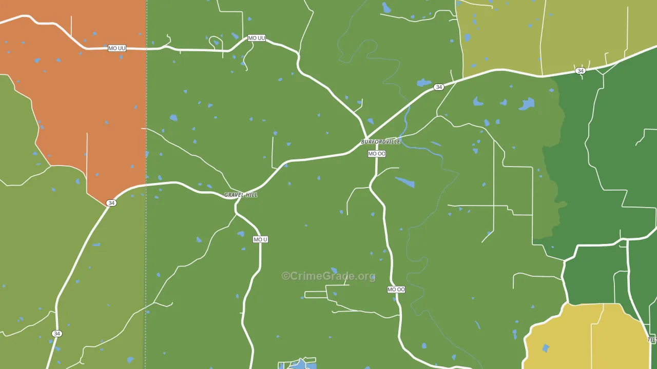 63739, MO Map of Theft Rates
