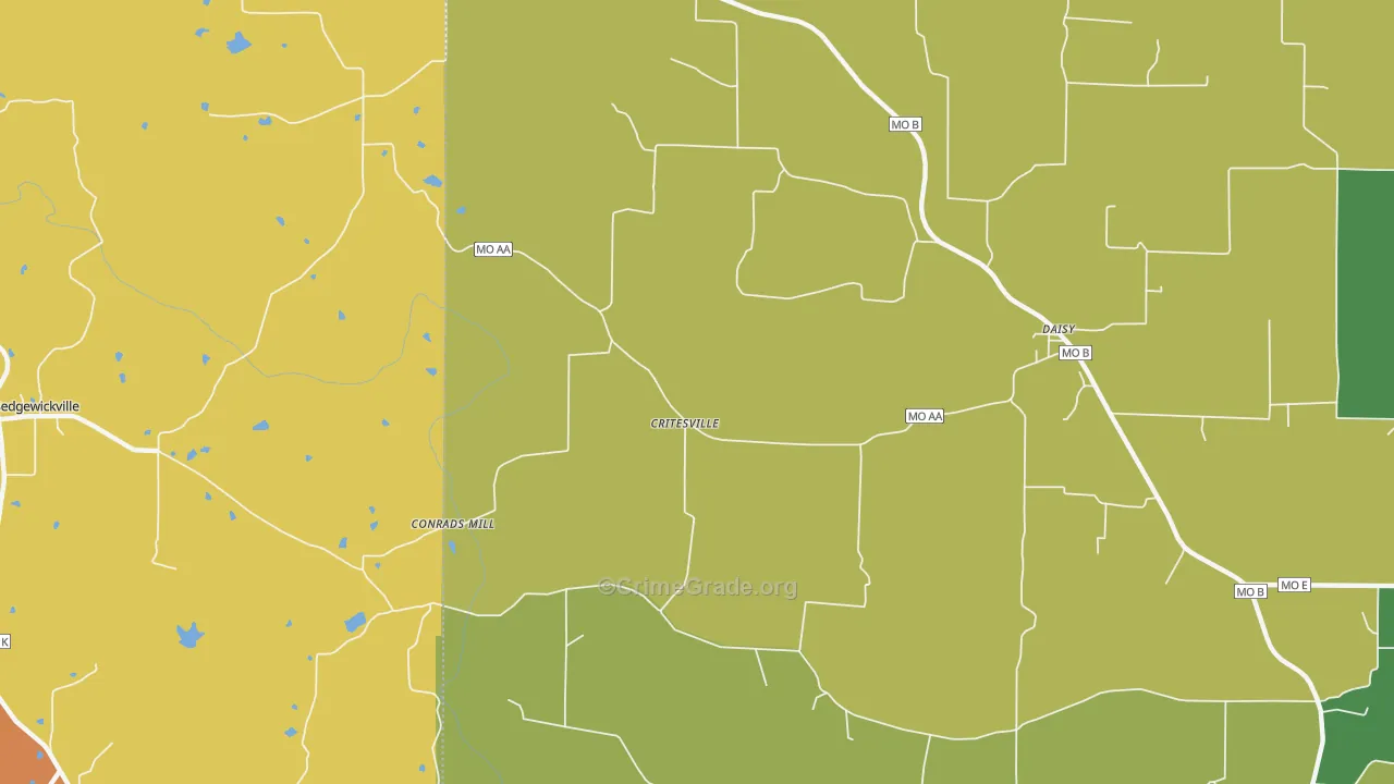 63743, MO Map of Theft Rates