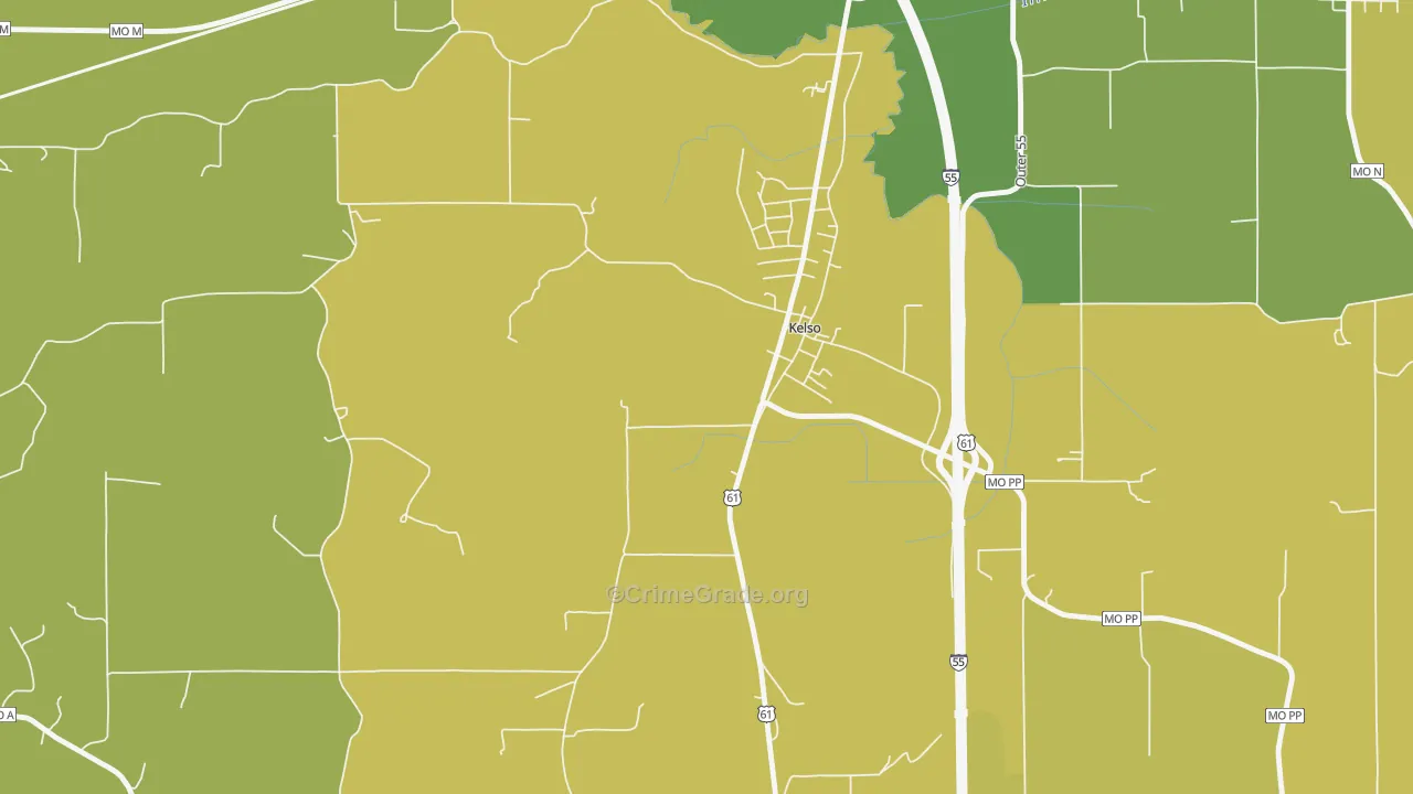 63758, MO Map of Theft Rates