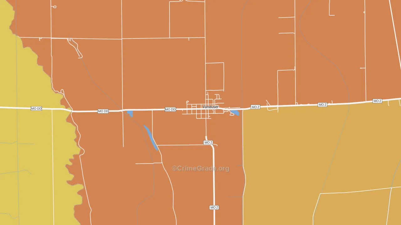 63784, MO Map of Theft Rates