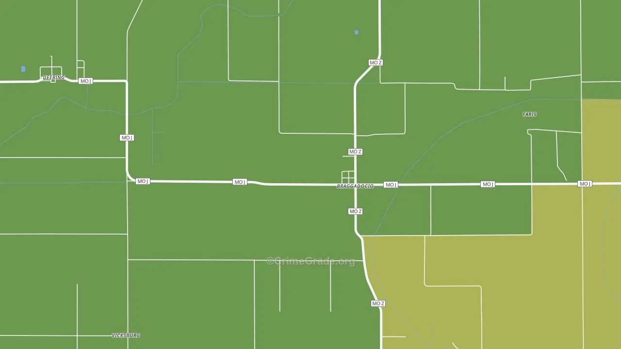 63826, MO Map of Theft Rates