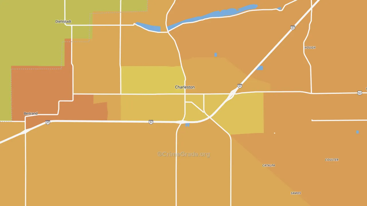 63834, MO Map of Theft Rates