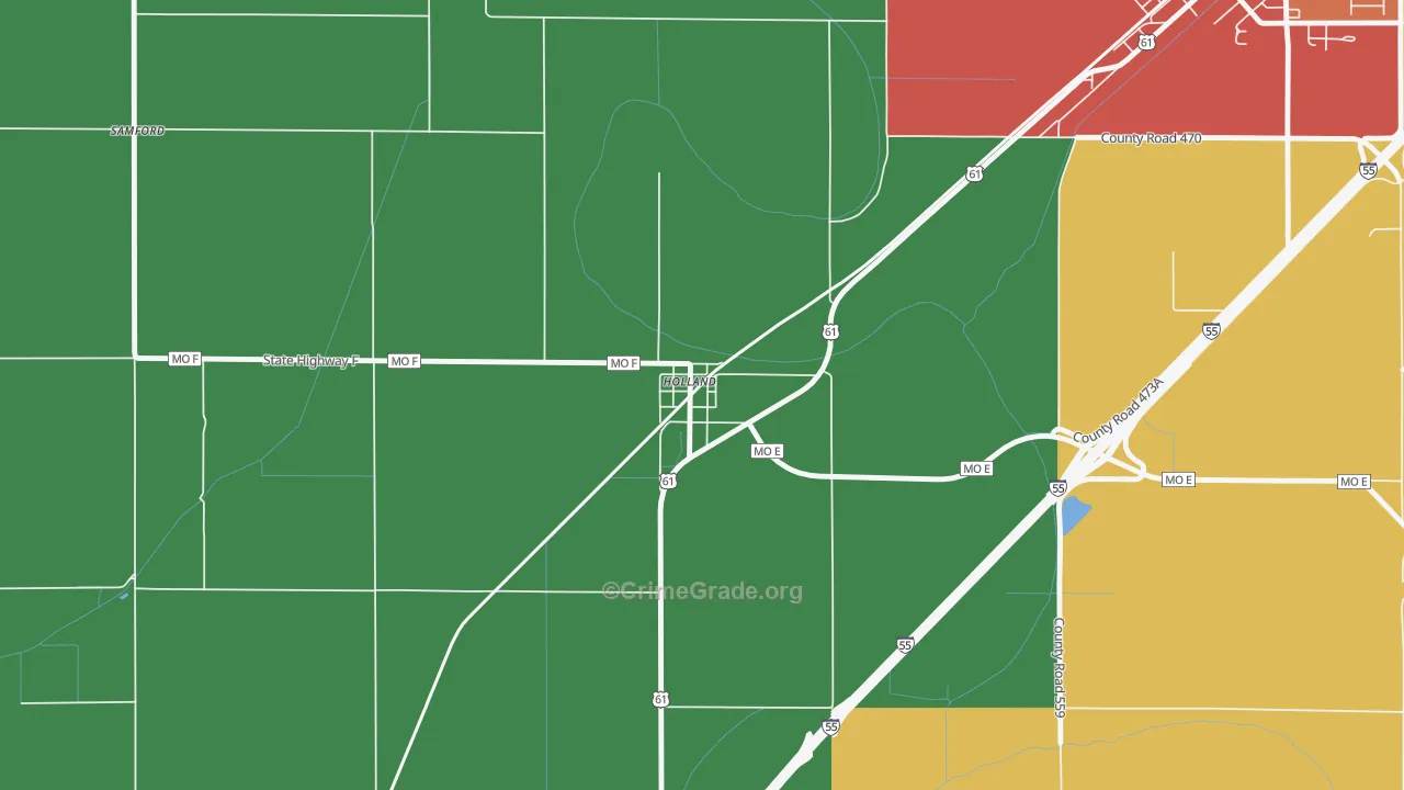 63853, MO Map of Theft Rates