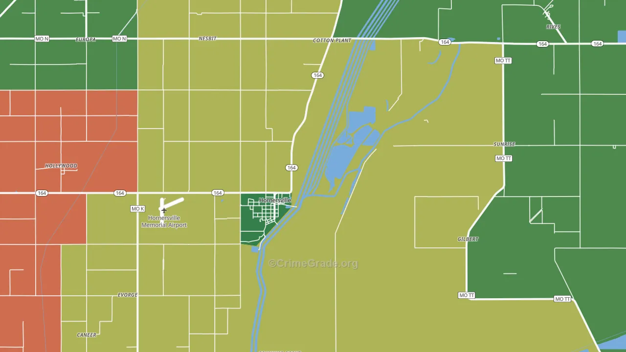 63855, MO Map of Theft Rates