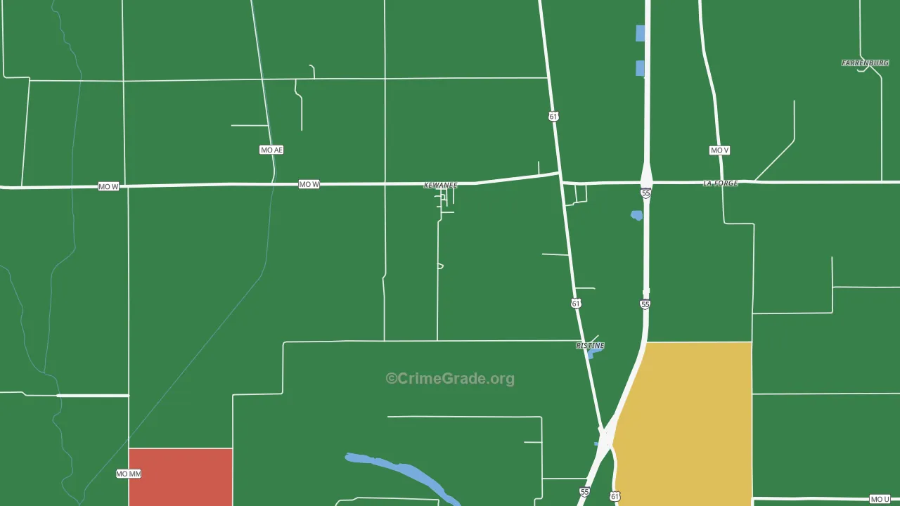 63860, MO Map of Theft Rates